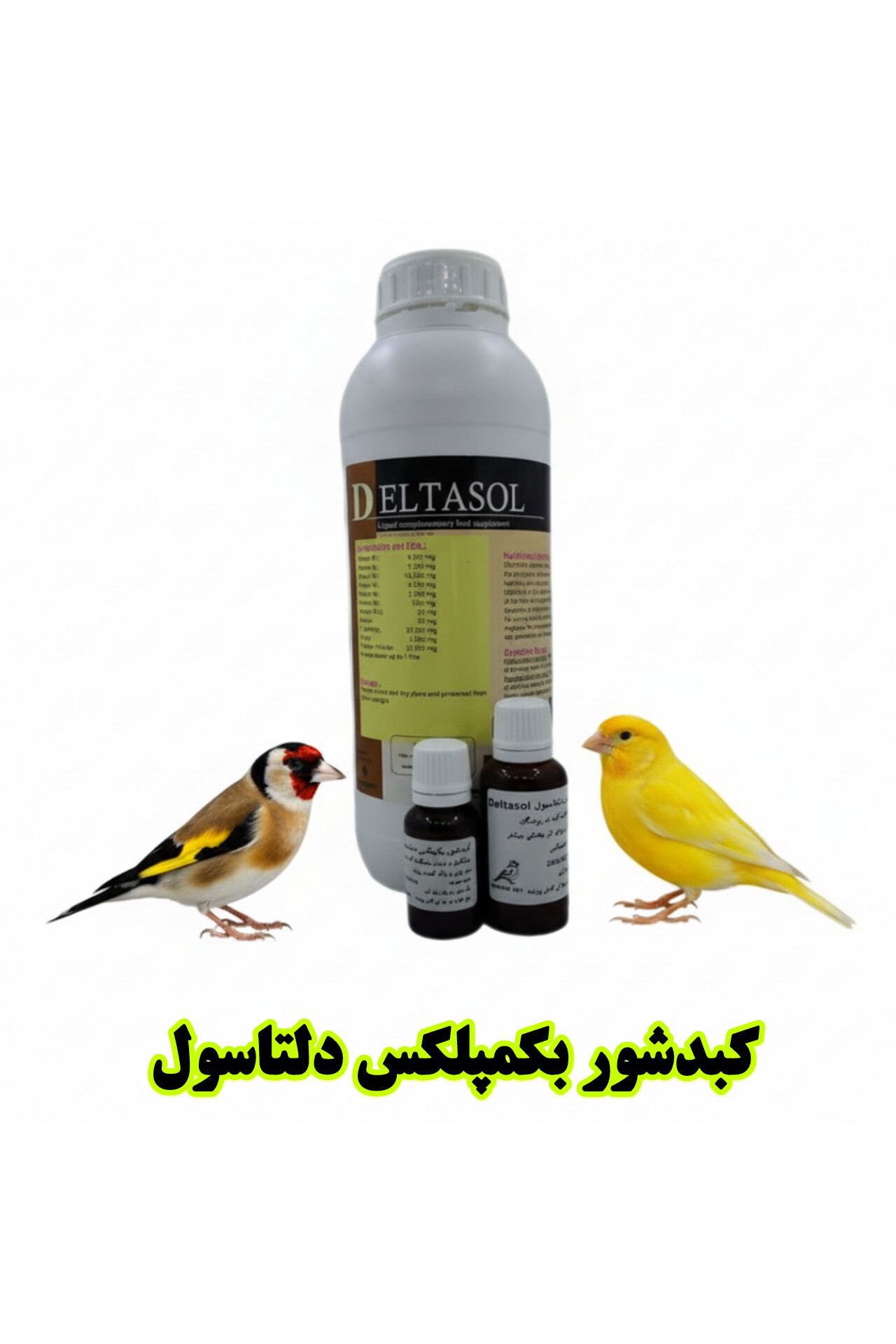 کبدشور بکمپلکس دلتاسول B-complex | پاکسازی کبد و تقویت پرندگان زینتی