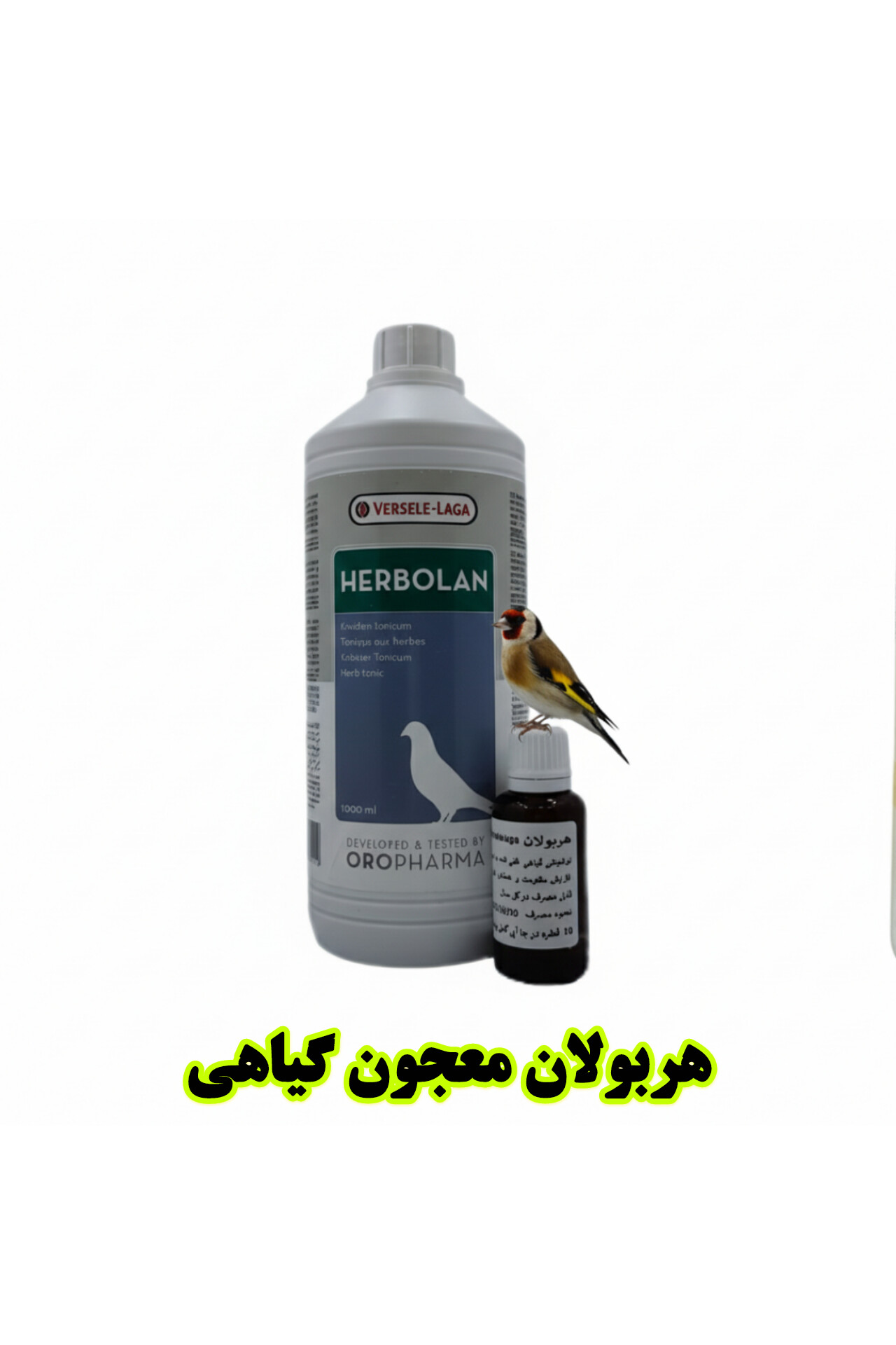 هربولان Herbolan معجون گیاهی مخصوص پرندگان زینتی | تقویت گوارش با اسپرولینا و پروبیوتیک